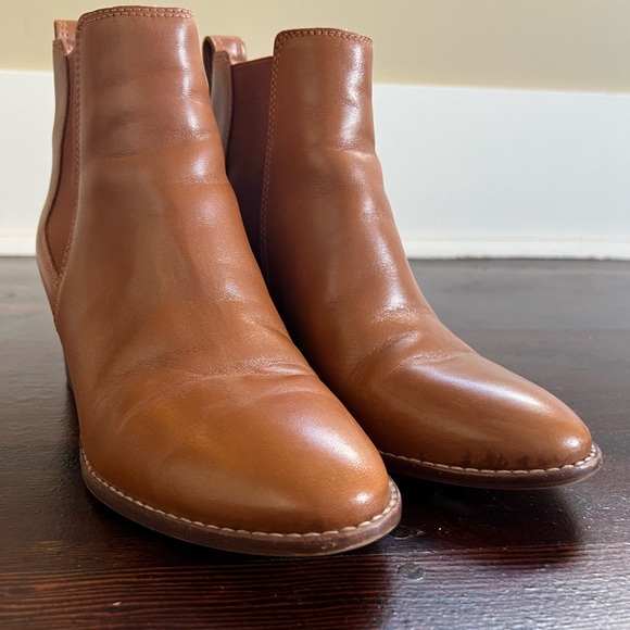 Madewell Regan Chelsea Pull On Leather Boot in Brown - Picture 5 of 6